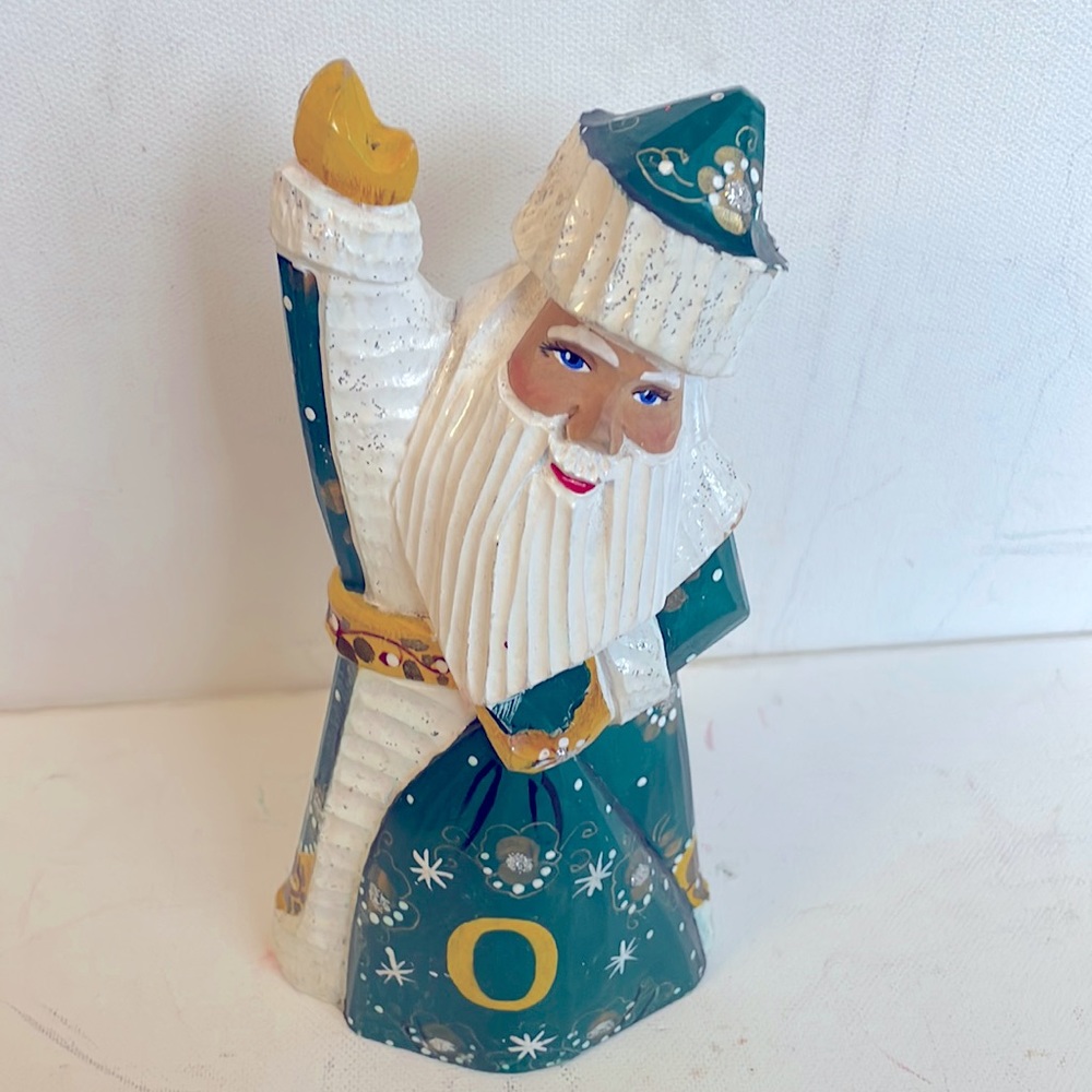 Russian Santa Carved Wood